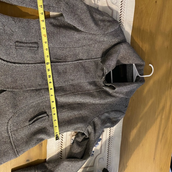 Zara Gray Belted Blazer - Picture 11 of 16